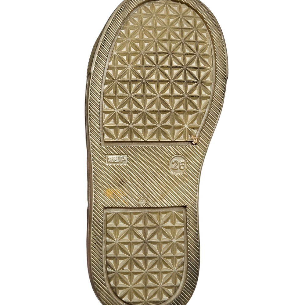 I Pinco Pallino Italy Glitter‎ Sneakers Sparkly Gold Lace Up Shoes Kids 26 9 - Picture 3 of 12